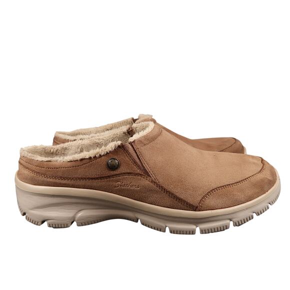 Skechers Shoes Womens 10 Slip On Easy Going Clog Sneaker Relaxed Fit Memory Foam - Picture 1 of 11